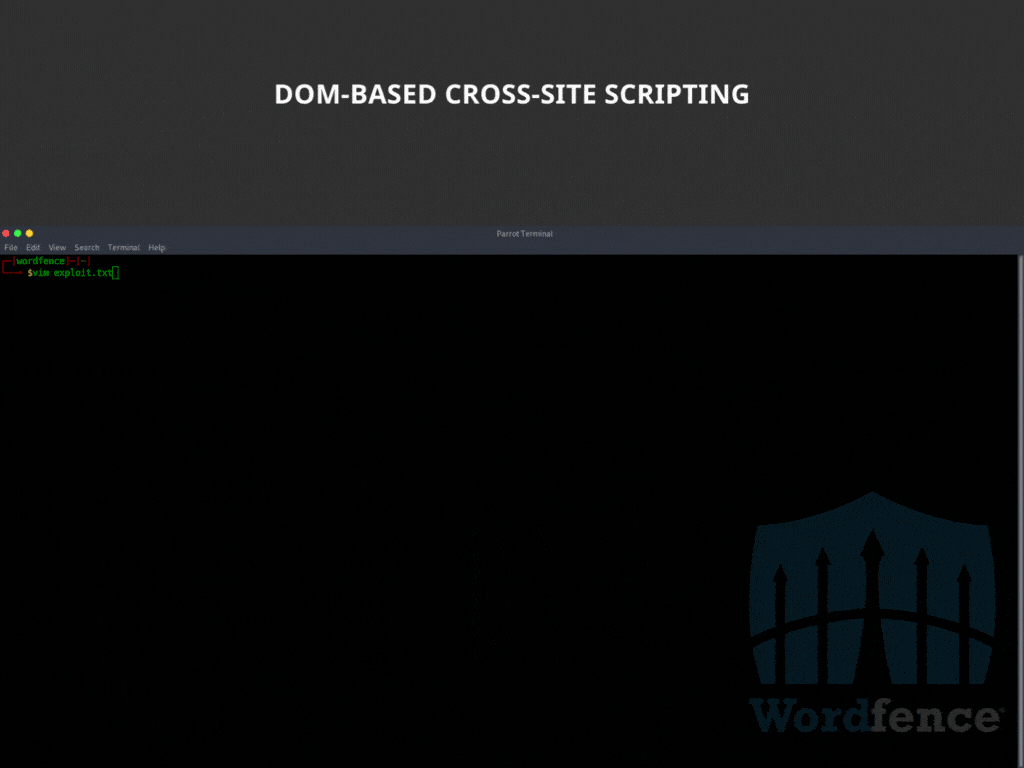 XSS DOM-based WordPress